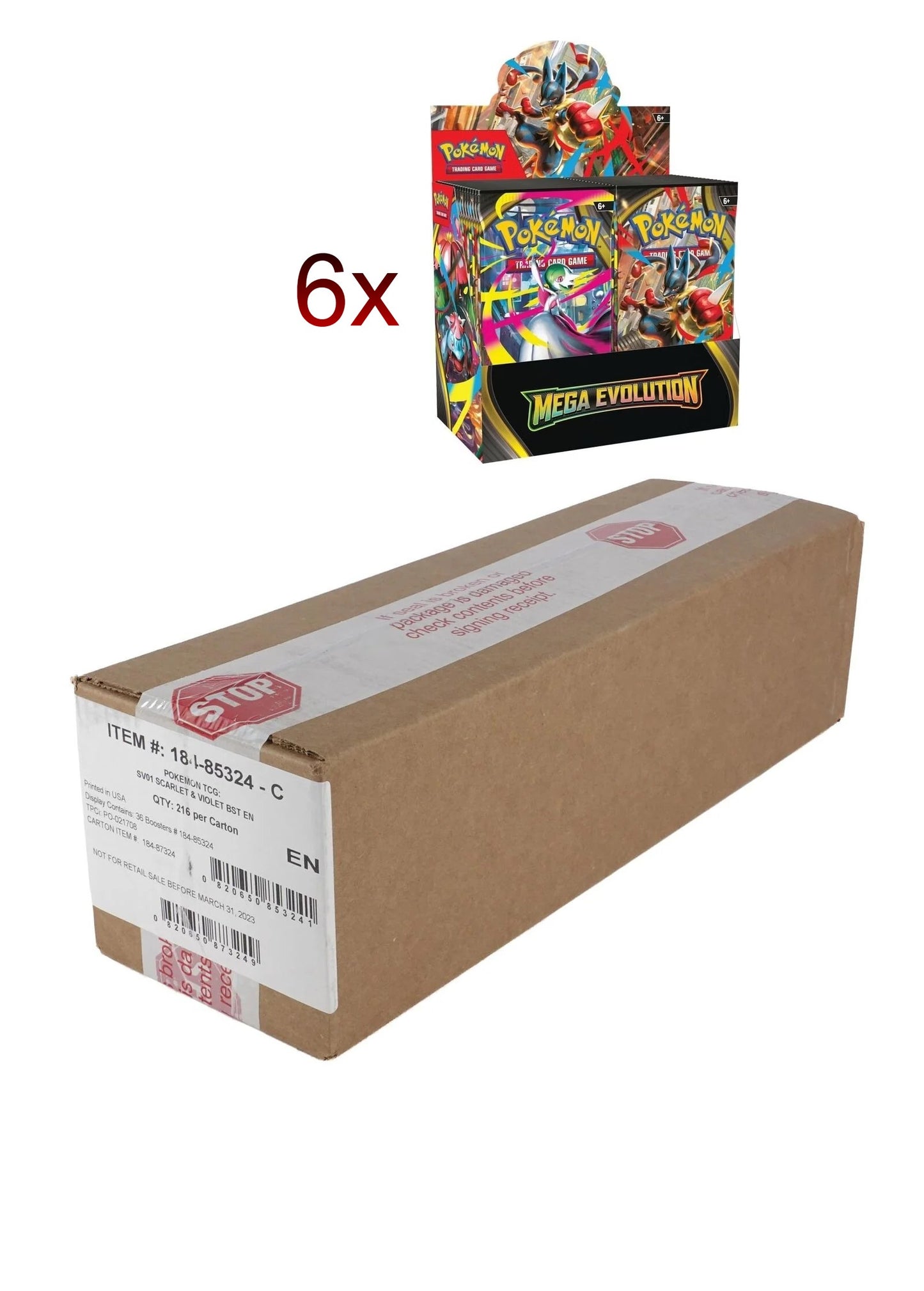Mega Evolutions Booster Box Case