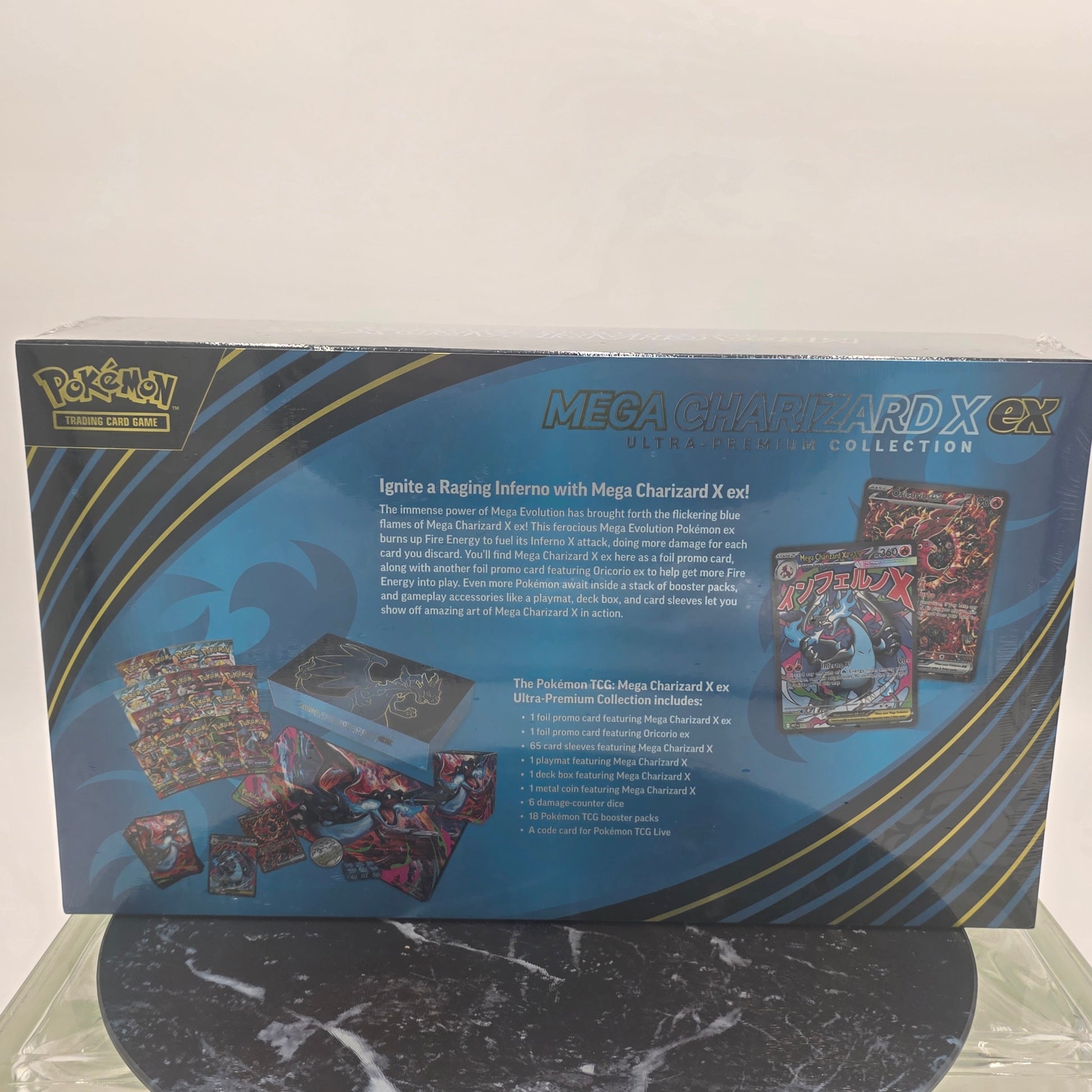 Mega Charizard X ex Ultra Premium Collection Duel and Dice Mega Charizard X ex Ultra Premium Collection Duel and Dice