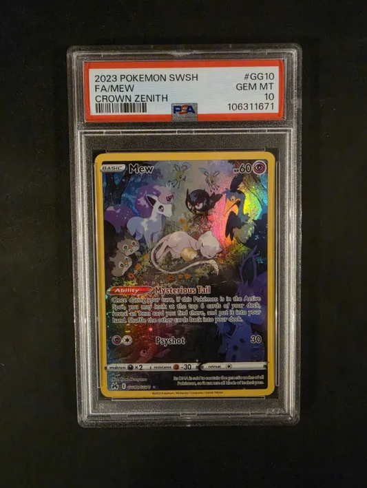 Mew GG10/GG70 - Crown Zenith Galarian Gallery - PSA 10 Gem Mint