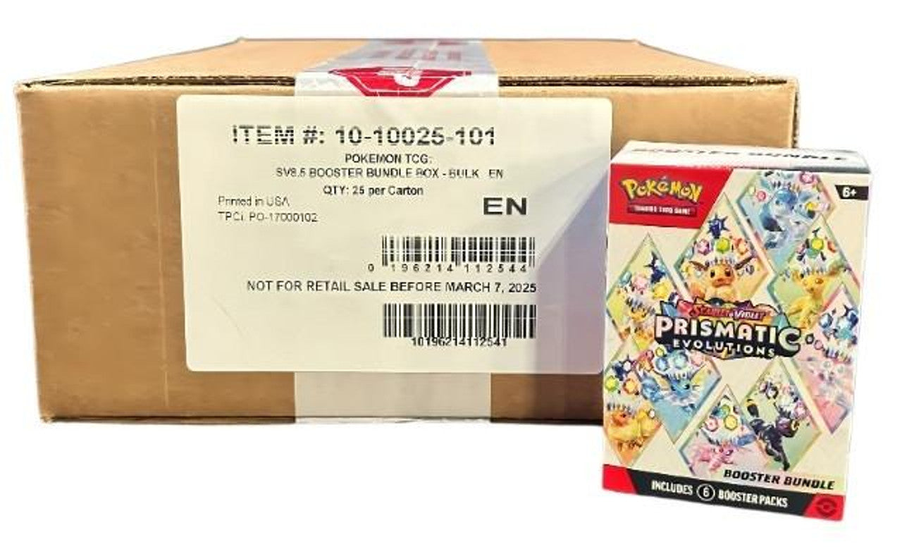 Prismatic Evolutions Booster Bundle Case