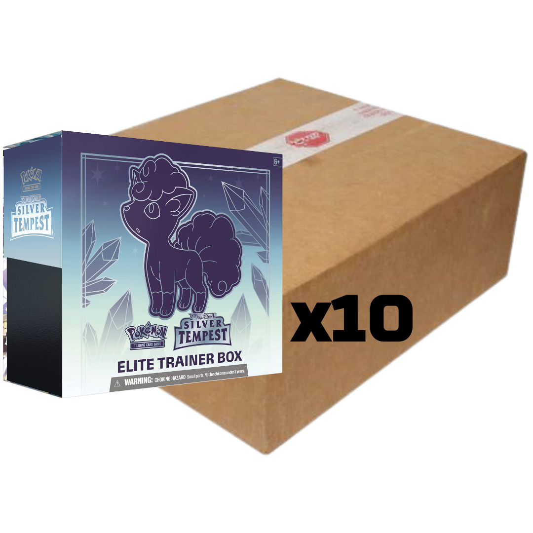 Silver Tempest Elite Trainer Box (ETB) Case of 10